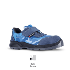 Segura Army SGR-515 S1P SRC Süet Deri Tekstil Cırtlı Çelik Burun Çelik Ara Taban İş Ayakkabısı