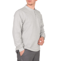 Polo Yaka Sweatshirt Gri