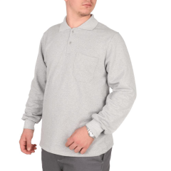 Polo Yaka Sweatshirt Gri