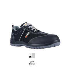 Mekap Pro Jeriko 232-01 S1 SRC Baskılı Deri ve Tekstil Çelik Burun İş Ayakkabısı