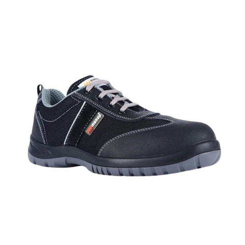 Mekap Pro Jeriko 232-01 S1 SRC Baskılı Deri ve Tekstil Çelik Burun İş Ayakkabısı