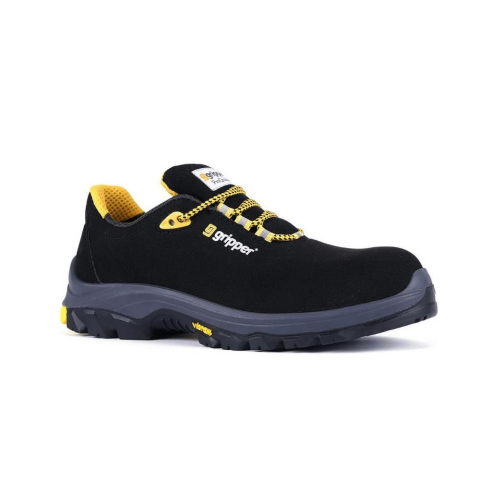 Mekap Gripper Executive Low GPR-55 S2 SRC HRO Vibram Taban Mikrofiber Deri Fiberglass Burun Spor İş Ayakkabısı