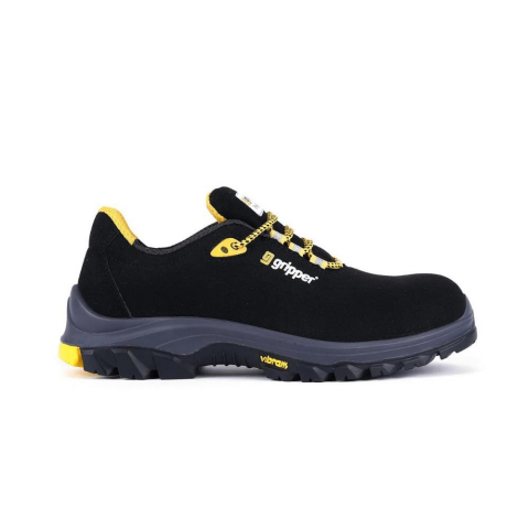 Mekap Gripper Executive Low GPR-55 S2 SRC HRO Vibram Taban Mikrofiber Deri Fiberglass Burun Spor İş Ayakkabısı