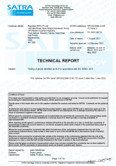 Kamfet Class 4 Elektrikçi Eldiveni 3.6 mm Kalınlık 36.000 V AC - 40.000 V A, C, H EN 60903 & IEC 60903 ATPV 39 cal/cm2
