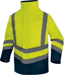 Delta Plus Optimum3 Evolution 5+1 Reflektörlü Kaban Parka Sarı Lacivert