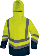 Delta Plus Optimum3 Evolution 5+1 Reflektörlü Kaban Parka Sarı Lacivert