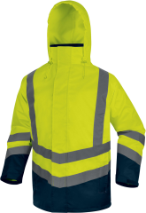 Delta Plus Optimum3 Evolution 5+1 Reflektörlü Kaban Parka Sarı Lacivert