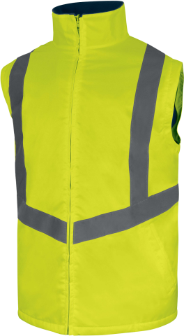 Delta Plus Optimum3 Evolution 5+1 Reflektörlü Kaban Parka Sarı Lacivert