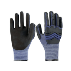 Starline STL-1109 1/2 Köpük Nitril Kaplı Polietilen+Fiberglas Astar El Üstü Plastik Koruyucu Darbelere ve 100° Isıya Dayanıklı C Kesilmez İş Eldiven EN388-4X42CP EN407-X1XXXX