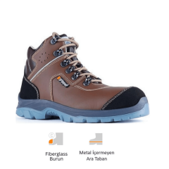 Mekap Pro Gripper Grazy Mid GPR-215 S3 SRC Vidala ve Mikrofiber Deri Fiberglass Burun Kevlar Ara Taban İş Botu