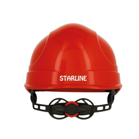 Starline 1566 ALT Kırmızı Elektrikçi Bareti Otomatik Mekanizma 388gr