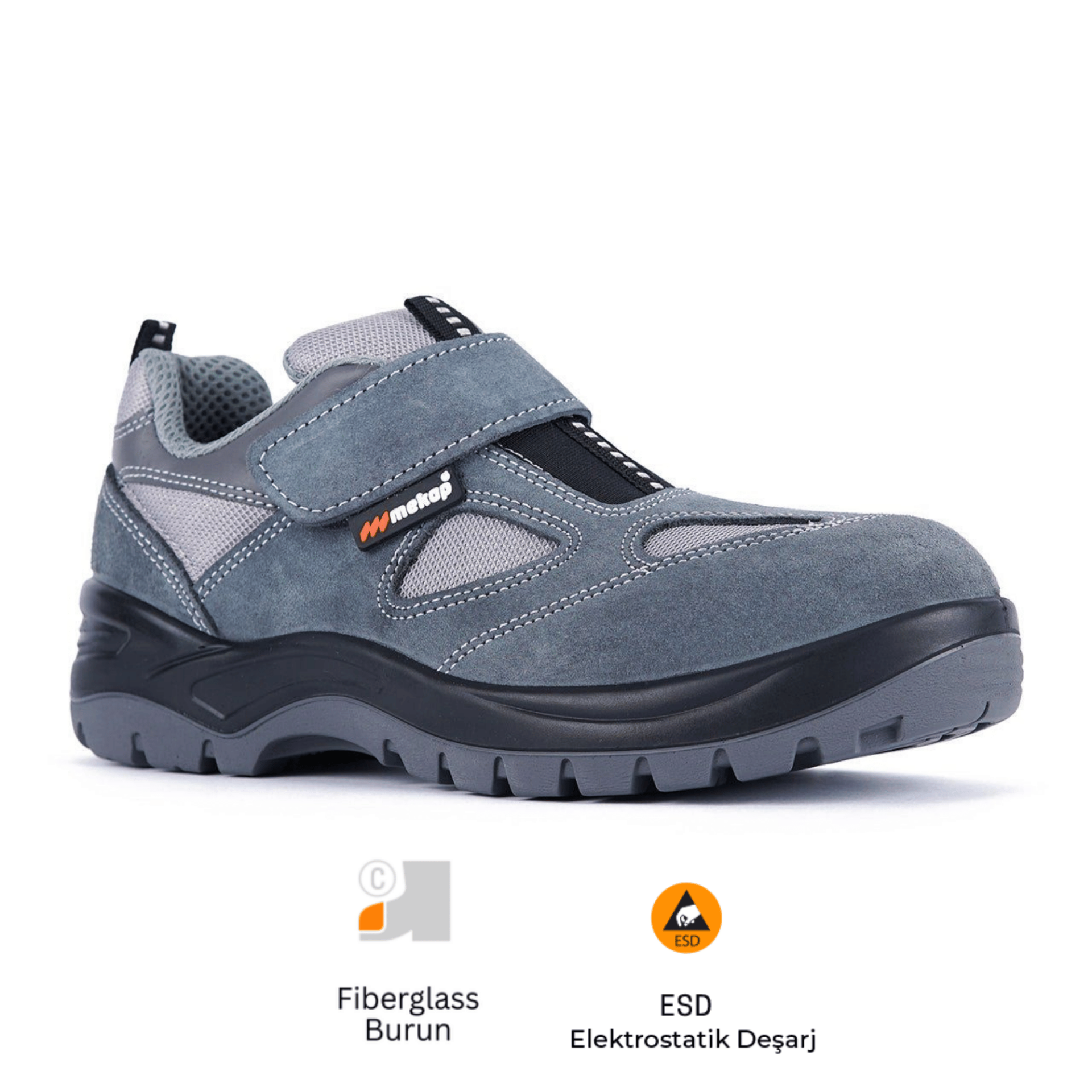 Mekap Policap 157-01 S1 SRC ESD Fiberglass Burun İş Ayakkabısı