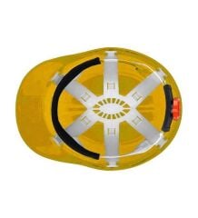 Essafe GE 1537 Ekonomik Vidalı Baret Sarı İşçi Baret