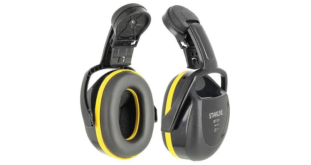 Starline BT-01 Barete Takılabilir Yumuşak Sünger PVC Ped Takviyeli ABS Kulaklık 25 dB
