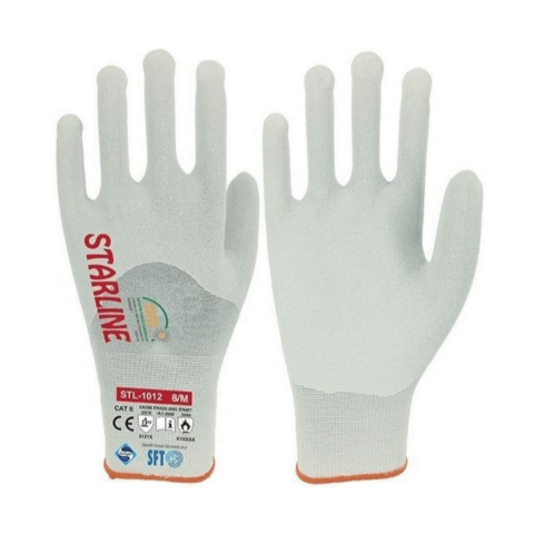 Starline STL-1012 Nitril Kaplama Naylon + Spandeks Astar Isı Dirençli İş Eldiveni EN 388- 3121X  EN 407-X1XXXX