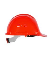 Essafe GE 1548 Havalandırmalı Kulaklık Takılabilir Sürgülü Baret Kırmızı