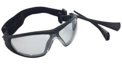 Starline G-037A-C Şeffaf Kafa Bantlı Takılabilir Saplı Antifog Gözlük