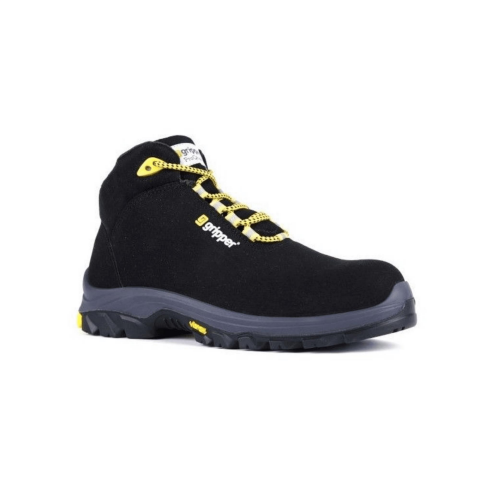 Mekap Gripper Energy Gpr-54 S3 Siyah Microfiber Fiberglass Burun Vibram Taban Elektrikçi İş Botu
