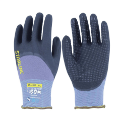 Starline STL-1005 3/4 Köpük Nitril Kaplı Naylon+Spandeks Astarlı Avuç İçi Puan Takviyeli 100° Isı Temasına Dayanıklı Eldiven EN388-4131X EN407-X1XXXX