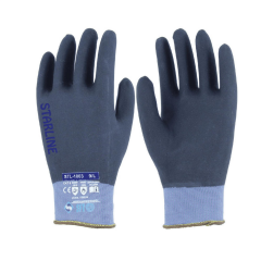 Starline STL-1003 4/4 Köpük Nitril Kaplı Naylon+Spandeks Astarlı 100° Isı Temasına Dayanıklı Eldiven EN388-4131X EN407-X1XXXX