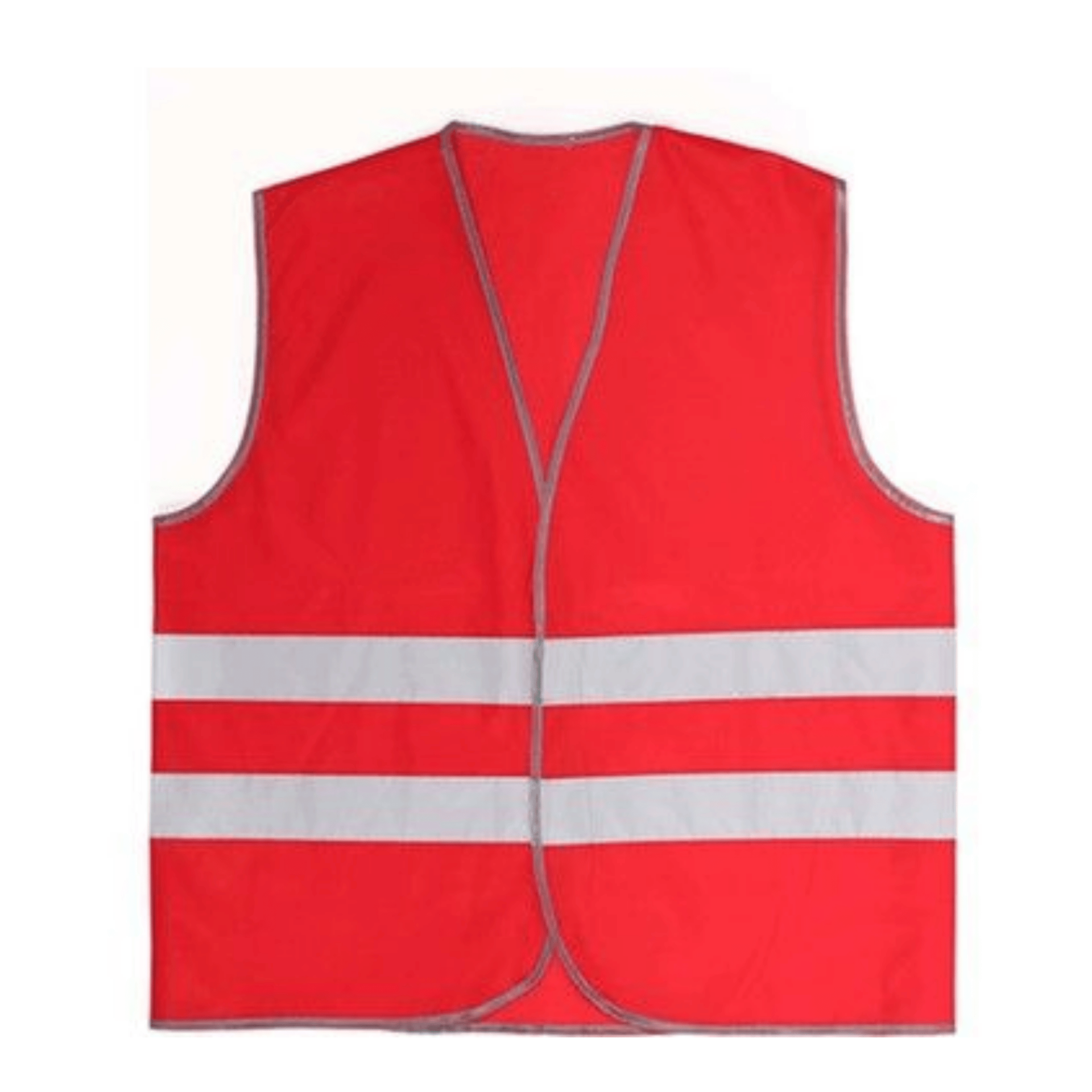 Hi-Vis Reflektörlü İkaz Yeleği Kırmızı