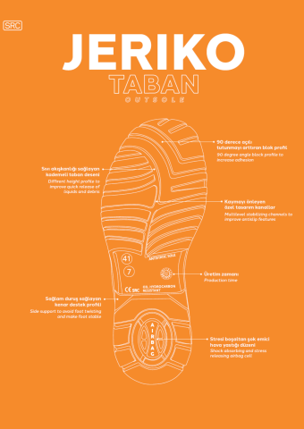 Mekap Pro Slipper 210-01 S1 SRC Beyaz Mikrofiber Deri Çelik Burun Sabo İş Terlik Sandalet