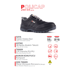 Mekap Pro Policap 230 S2 Fiberglass Burun Yalıtkan İş Ayakkabısı