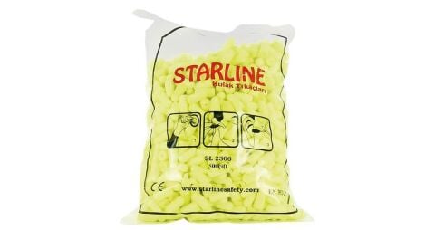 Starline 2306-C PU (Poliüretan) Dökme Kulak Tıkacı 250 Çift 30 dB