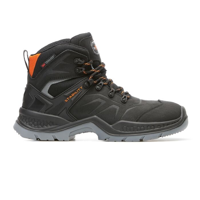 Exena Storm Serisi Everest 20 Black S3 CI WR SRC Kompozit Buruns Su Geçirmez İş Botu