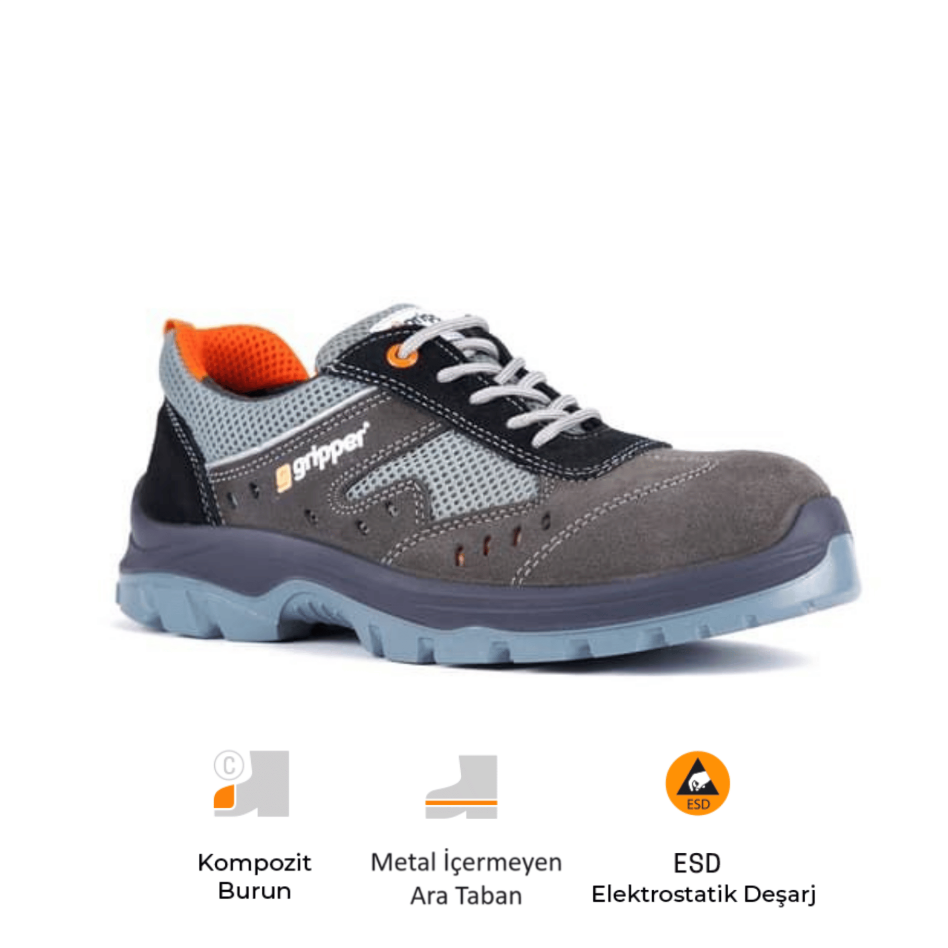 Mekap Gripper Lena GPR-70 S1P ESD İş Ayakkabısı