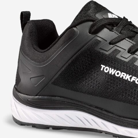 Toworkfor Super Set Black S1P | SRC | ESD Kompozit Burun İş Ayakkabısı