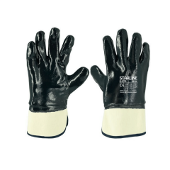 Starline E-373 Tam Nitril Isı Dirençli Petrolcü Tip İş Eldiveni