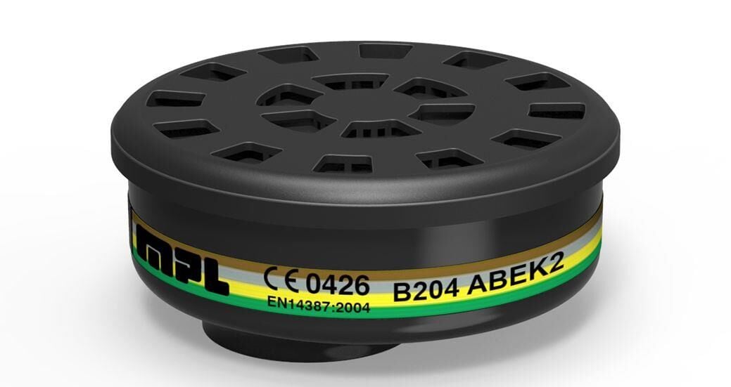 Starline B204 ABEK2 Organik, inorganik ve asit gazları ve buharları ve amonyak ve
türevleri, sınıf 2.