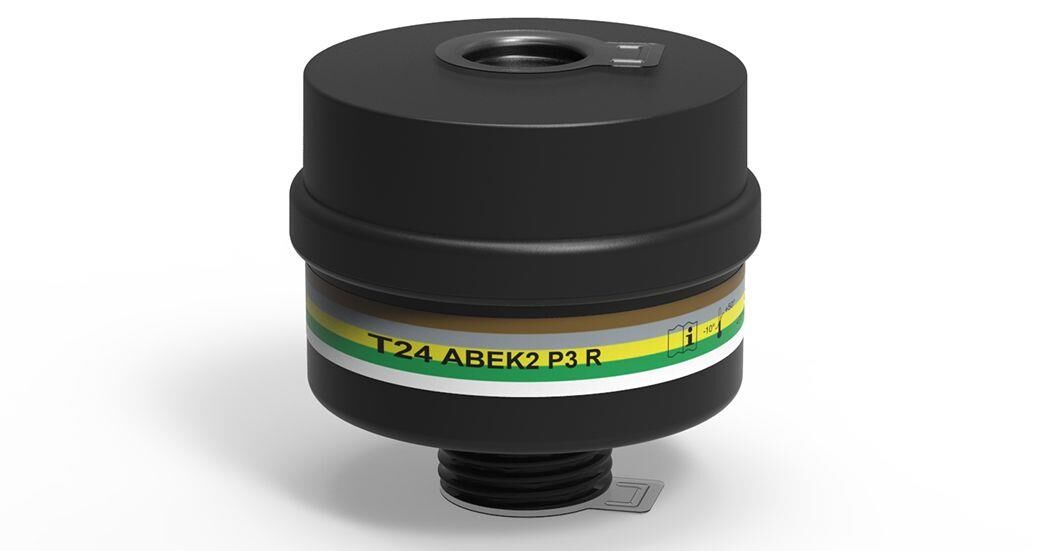 Starline T24 ABEK2 P3 R Vidalı Gaz&Toz F.Organik,inorganik ve asit gazları,buharları ve amonyak,sınıf 2 ve katı parçacıklar