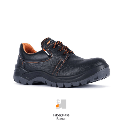 Mekap Pro Policap 106 S2 SRC Baskılı Deri Fiberglass Burun İş Ayakkabısı