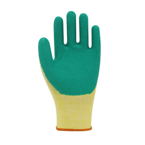 Beybi PL-550 1/2 Crinkle Lateks Kaplı Kaplı Pamuk Polyester Örme Astar  İş Eldiveni EN388 3132A