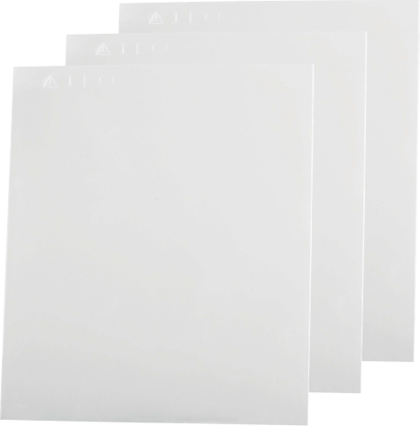 Delta Plus Barrier Plate Barrier 3 İçin Yedek Cam Polikarbonat 38 Gr 5'Li Paket