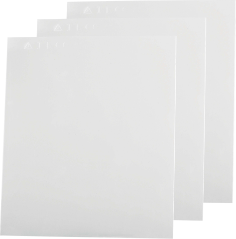 Delta Plus Barrier Plate Barrier 3 İçin Yedek Cam Polikarbonat 38 Gr 5'Li Paket