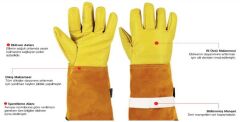 Starline CRYOLITE Membran Kaplı Polar Astarlı Kriyojenik Eldiven EN388-2122X EN511-131  EN407-X2XXXX EN ISO 21420