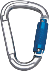 Delta Plus Amo25X2 Vidalı Emniyte Karabina Hafif Alaşımlı 2'Lü Paket