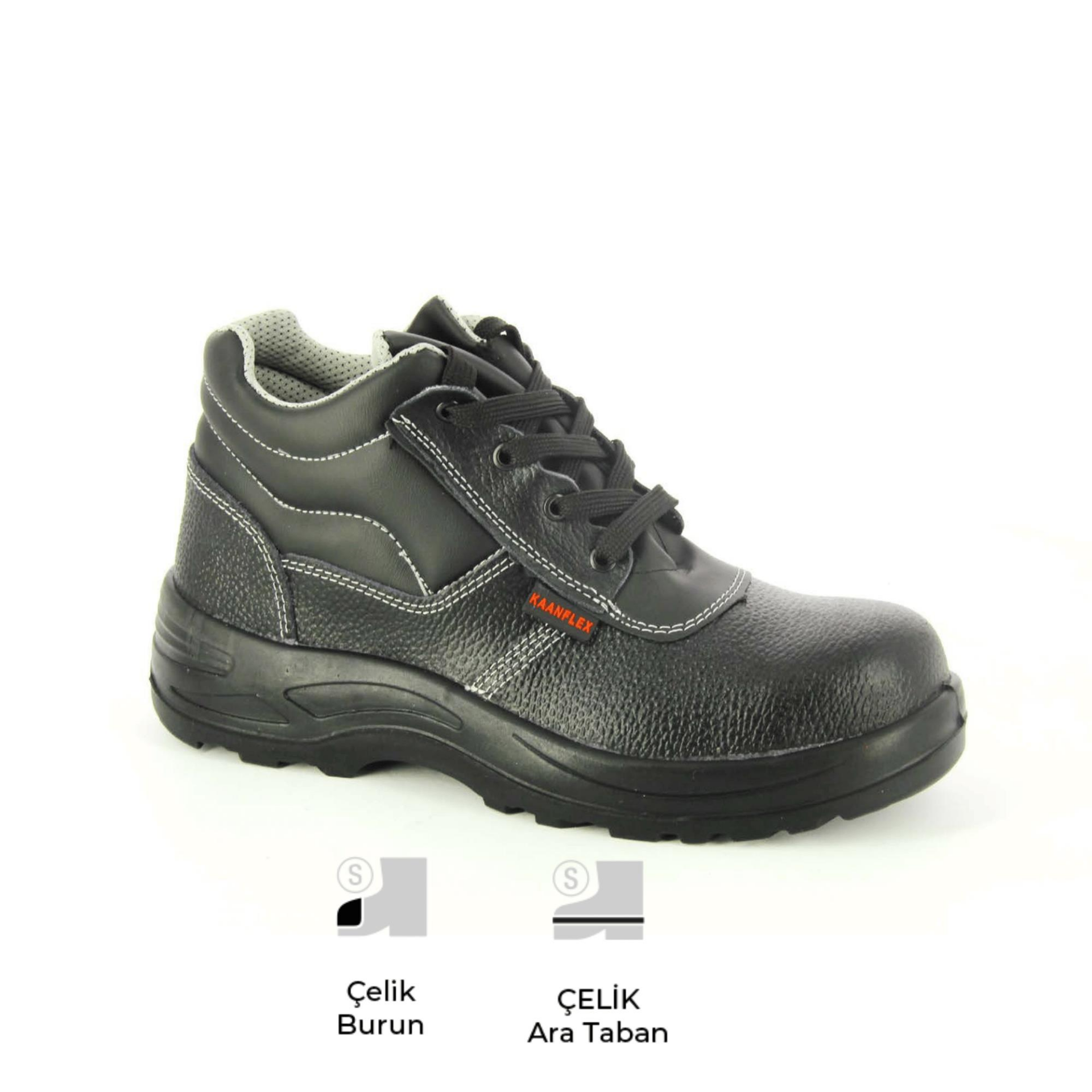 Kaan Flex KF-3020B S3 Baskılı Deri İş Botu