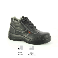 Kaan Flex KF-3020B S3 Baskılı Deri İş Botu