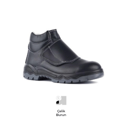 Mekap Pro Loder 026 S2 SRC Vidala Deri Çelik Burun Kaynakçı İş Botu