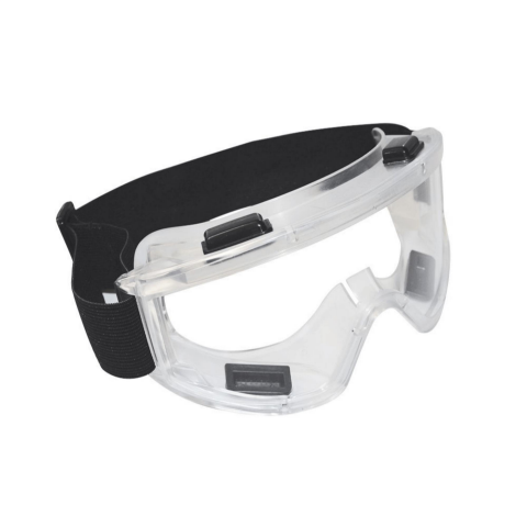 Starline G-024A-C Şeffaf Kafa Bantlı Ventilli Optik Lensli Antifog Gözlük