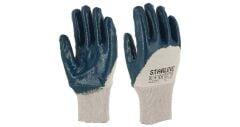 Starline E-381 3/4 Mavi Nitril Kaplı Montaj Eldiveni 4111X
