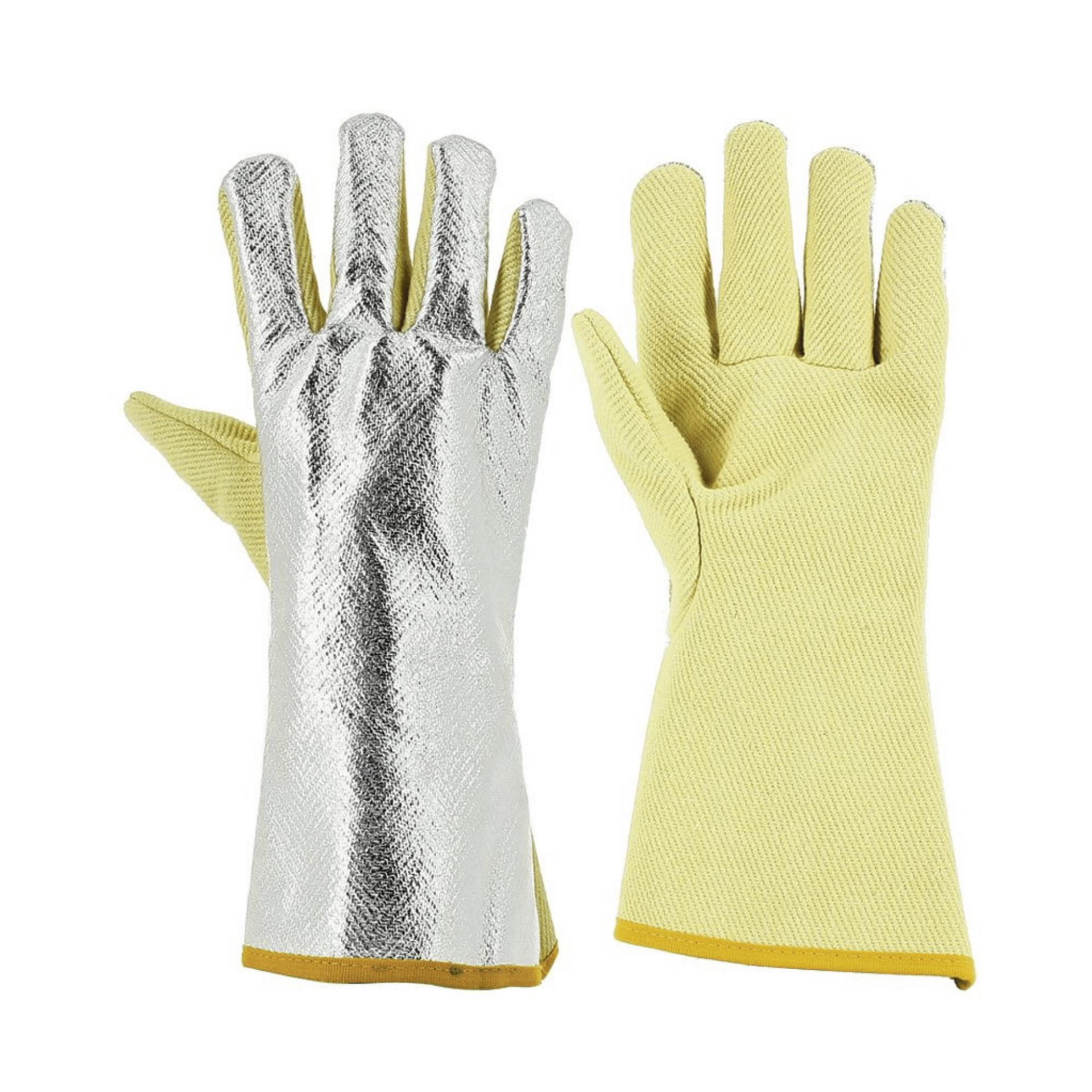 Starline S2TKA/15 250° Yüksek Isı Temasına Dayanıklı Aluminize Takviyeli Aramid (Kevlar) Eldiven 35cm EN388-3343X EN407-423X3X