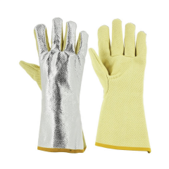 Starline S2TKA/15 250° Yüksek Isı Temasına Dayanıklı Aluminize Takviyeli Aramid (Kevlar) Eldiven 35cm EN388-3343X EN407-423X3X