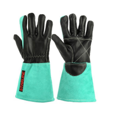 Starline Yarma Deri  Takviyeli 100° Temas Isı Dirençli İş Eldiveni EN388-3222X EN407-413X4X EN 12477 TYPE A 30 Cm