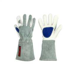 Starline E-1314 Yarma Deri  Takviyeli 100° Temas Isı Dirençli İş Eldiveni EN388-3223X EN407-413X4X EN 12477 TYPE A 35 Cm