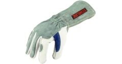 Starline E-1314 Yarma Deri  Takviyeli 100° Temas Isı Dirençli İş Eldiveni EN388-3223X EN407-413X4X EN 12477 TYPE A 35 Cm